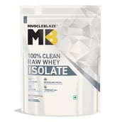 3 - MuscleBlaze Raw Whey Isolate Powder (Old MRP),  2.2 lb  Unflavoured 