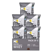 11 - MuscleBlaze Biozyme Performance Whey Protein Powder (Old MRP), 0.4 lb Rich Chocolate Travel Pack (5x36g) sachets