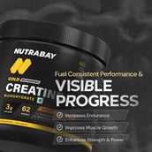 4 - Nutrabay Gold Micronised Creatine Monohydrate, Orange 0.55 lb