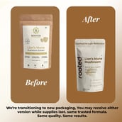 6 - Rooted Active Naturals Lion's Mane Organic Mushroom Extract, 60 g