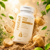 6 - Rooted Active Naturals Maca Root, 90 veggie capsule(s)