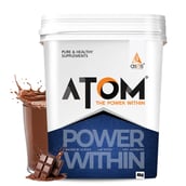 1 - AS-IT-IS Nutrition ATOM PWR Whey Protein XL,  8.8 lb  Double Rich Chocolate 