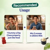 8 - Gritzo Supermilk Immunity Kit, 400 g Chocolate for Boy 7-12 Yrs with Gummies