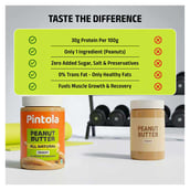 6 - Pintola All Natural Peanut Butter, 1 kg Crunchy