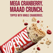 2 - Superyou Mega Protein Wafer,  6 bar(s)  Cranberry Crunch 