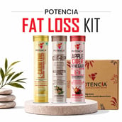 2 - Potencia Fat Loss Kit, 3 Piece(s)/Pack Apple Cider Vinegar + Cut-Rip + L-Carnitine Effervescent Tablets