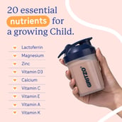 5 - Supermilk Gritzo Growth+ for Girl 13+ years,  334 g  Double Chocolate (Pack of 10)