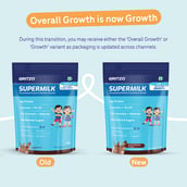 Supermilk Gritzo Growth for Boy/Girl 2-6 years, 800 g Double Chocolate