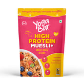 5 - Yogabar High Protein Muesli, 850 g Combo Pack, Choco Almond Cranberry & Fruits Nuts and Seeds