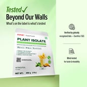 4 - GNC Plant Protein Isolate, 1 lb Mango