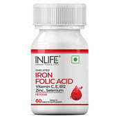 2 - INLIFE Iron + Folic Acid, Unflavoured 60 tablet(s)