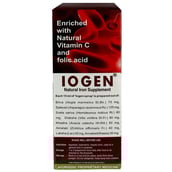 ingredients - Kerala Ayurveda Iogen Syrup, 200 ml