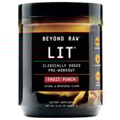 1 - GNC Beyond Raw Powder Lit, 0.89 lb Blue Raspberry