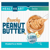 4 - HealthKart Peanut Butter Fortified with Vitamins & Minerals Unsweetened OP,  1 kg  Crunchy 