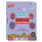 1 - Timios Berry Bar (4+ Years) Energy Bars Pack of 2, 4 Piece(s)/Pack Natural