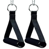 B Fit USA Resistance Bands Handles Grips with Steel Pipe, Black Free Size