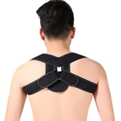 B Fit USA Unisex Posture Corrector,  Black  X/XL 