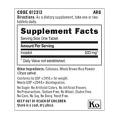 Supplement - GNC Inositol (500 mg),  100 tablet(s) 