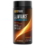 GNC BodyDynamix Slimvance Core Slimming Complex Thermogenic, 120 capsules Unflavoured