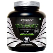 1 - Six Pack Nutrition 100% Whey,  4.4 lb  Choco Caramel 