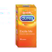 Durex Excite Me Condom,  Unflavoured  10 Piece(s)/Pack 