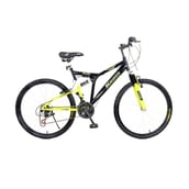 Kross 26T K40 Multi Speed Bicycle,  Black, Yellow 