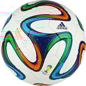 Adidas Brazuca Train Pro Soccer Ball, White 5