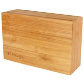 Strauss Wooden Yoga Block,  Wooden  23x15x7.5 cm 