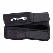 3 - Strauss Dual Strap Knee Support,  Black  Free Size 