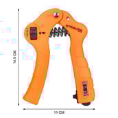 1 - Strauss Adjustable Hand Grip Strengthener with Counter, Orange