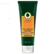 Organic Harvest Skin Lightening Face Wash (Sulphate Free),  50 g  for All Skin Types 