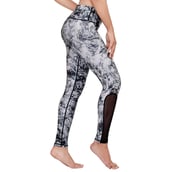 3 - Swee Women's Plain Leggings (SweeAth103),  Grey  Medium 