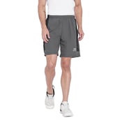 1 - Masch Mens Regular Fit Polyester Shorts,  Large  Dark Grey 