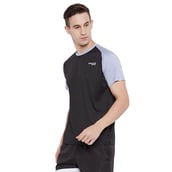 2 - Masch Mens Regular Fit Polyester Active T Shirt,  Black  Large 