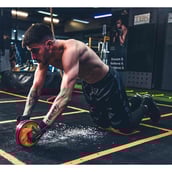 1 - Fitup Life Solid Men Shorts, XL Black with Grey