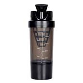 Gym Brute Shake Mi Gym Shaker and Bottle,  Black  500 ml 