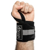 2 - Fitup Life Gym Wrist Support with Non Slip Grip,  Black and Grey  Free Size 