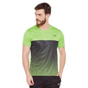 2 - Masch Mens Regular Fit Polyester Active T Shirt (MSTS1017 HSP FDG),  Green  XL 