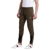 2 - Masch Mens Regular Fit Polyester Cotton Joggers (MSTP 1218 CS FBP CTNOGRB),  Olive Green  XL 