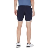 1 - Masch Mens Regular Fit Polyester Running Shorts (MSSH 0618 CS RS NB), Large Navy Blue