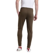 1 - Masch Mens Regular Fit Polyester Cotton Joggers (MSTP 1218 CS FBP CTNOGRB),  Olive Green  Medium 