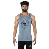1 - Decisive Fintess Gym Vest Tank Top,  Grey  Medium 