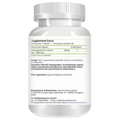 supplement - Natures Velvet KSM 66 Ashwagandha,  60 capsules 