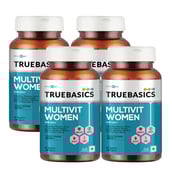 TrueBasics Multivit Women 30 tablet(s) Unflavoured - Pack Of 4