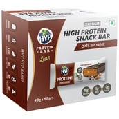 Hyp Lean Sugar Free Protein Bar,  6 Piece(s)/Pack  Oats & Peanut Brownie 