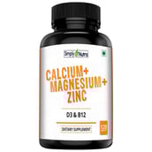 1 - Simply Nutra Calcium Magnesium Zinc,  120 tablet(s)  Unflavoured 