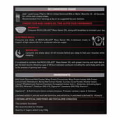 NRecommendedUsage - MuscleBlaze Mass Gainer XXL,  6.6 lb  Choco Peanut 