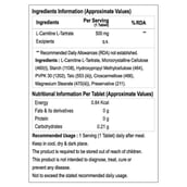 supplement - HealthXP Essential Series L Carnitine L Tartrate,  60 tablet(s)  Unflavored 