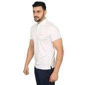 4 - Vector X Gym Wear T Shirts for Men (VTD 050), White Large