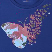 4 - Vector X Printed Cotton Lycra Women Round Neck T Shirt (VTDF 036),  Turquoise  Medium 